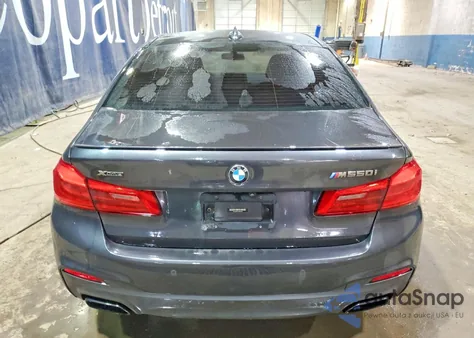 2018 BMW M550Xi из США, поврежденный, VIN WBAJB9C54JB036545